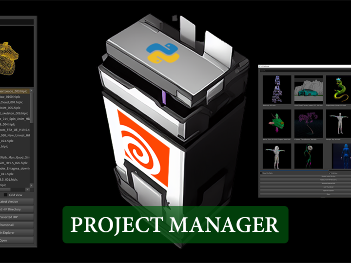 Houdini Project Manager Tool