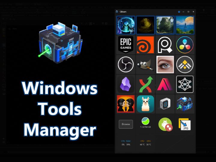 Windows Tools Manager App